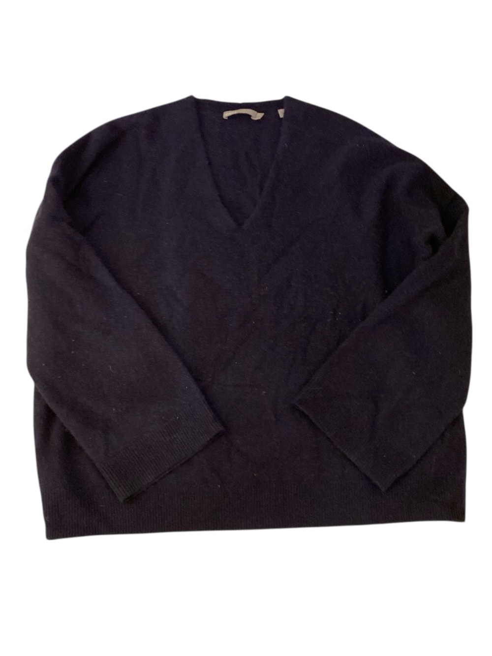 Vince 100% cashmere V-Neck Women's Sweater in Navy Blue Size Medium